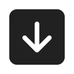Arrow Down Square SVG Icon